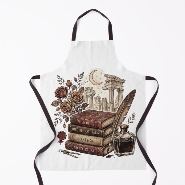 Item preview, Dark Academia Books Stack - Vintage Philosophy Aesthetic Library designed and sold by StyxIND.