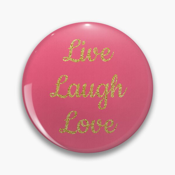 Item preview, Live laugh love pink designed and sold by Ana Gorozpe.