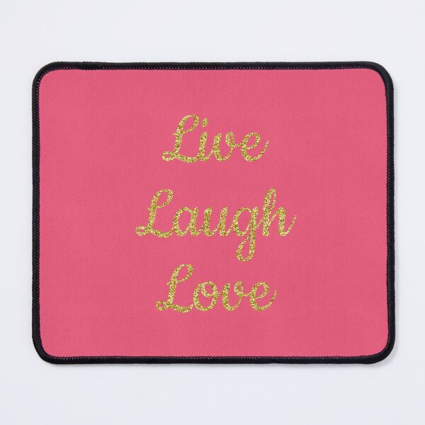 Item preview, Live laugh love pink designed and sold by Ana Gorozpe.