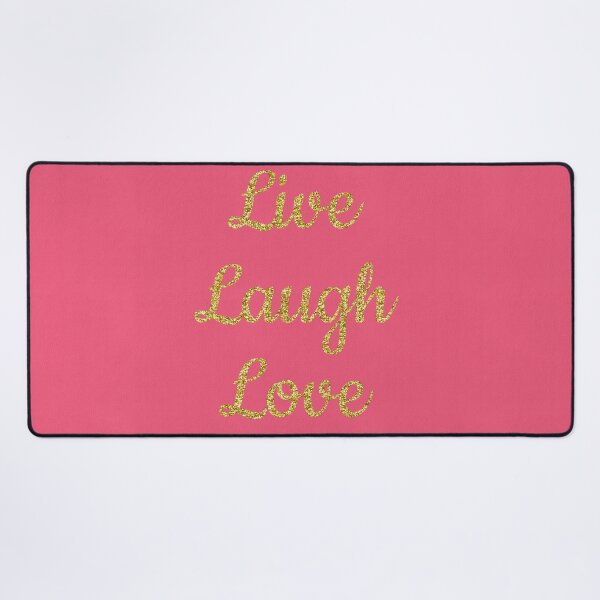 Item preview, Live laugh love pink designed and sold by Ana Gorozpe.
