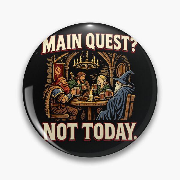 Item preview, Main quest? Not today.  designed and sold by abby-thorns.
