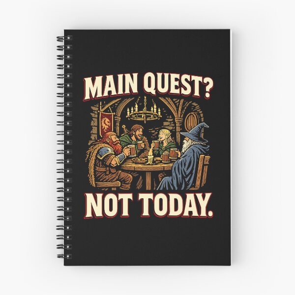 Item preview, Main quest? Not today.  designed and sold by abby-thorns.