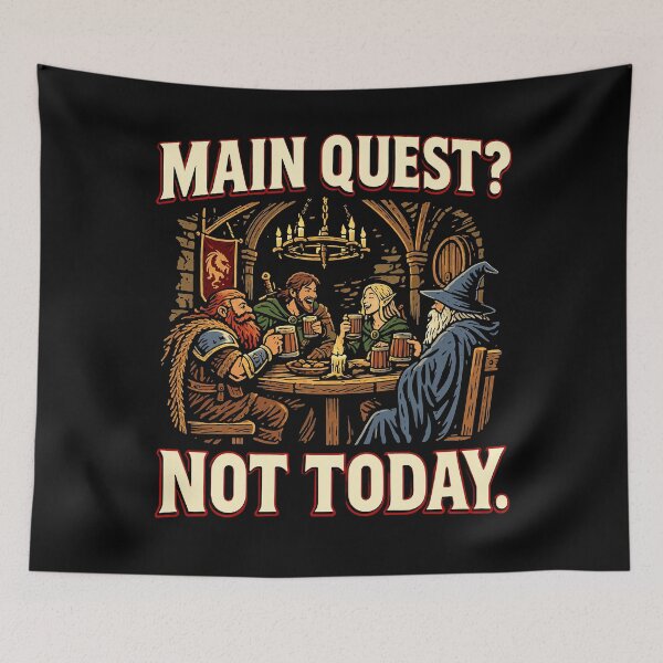 Item preview, Main quest? Not today.  designed and sold by abby-thorns.