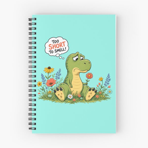 Item preview, Cartoon T Rex Trying to Smell a Flower designed and sold by cbfineart.