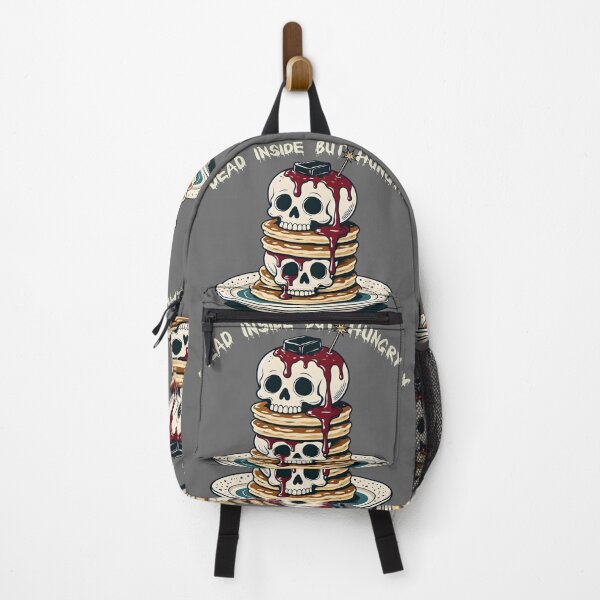 Item preview, Dead Inside But Hungry - Funny Goth Pancakes Skull Art designed and sold by CraftyValley.