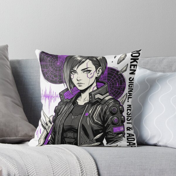 Item preview, Broken Signal Resist and Adapt Futuristic Warrior Design designed and sold by @SHINTOSARTSTORE.
