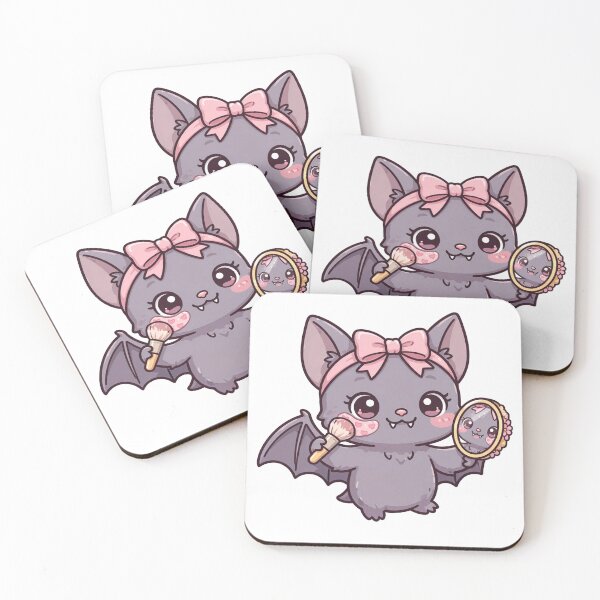 Item preview, Cute bat with makeup  designed and sold by priyankajustine.