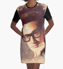 Buddy Holly, Music Legend Graphic T-Shirt Dress