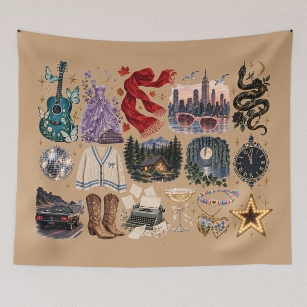 Item preview, Taylor Swiftie Bundle Eras Sticker Pack – Taylor Inspired Icons, Cardigan, Mirrorball, Snake, Getaway Car & Showgirl designed and sold by taylorvinyls.