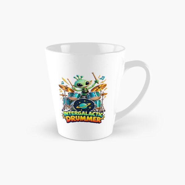 Item preview, Intergalactic Drummer Alien Space Rock Design designed and sold by AleksKos.