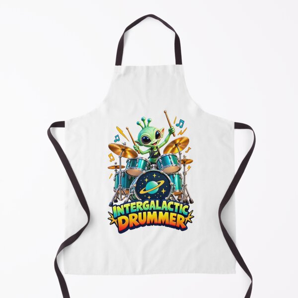 Item preview, Intergalactic Drummer Alien Space Rock Design designed and sold by AleksKos.