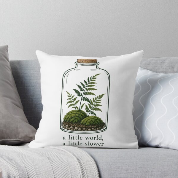 Item preview, Fern Moss Terrarium Slow Living Cottagecore Plant Nature Fan designed and sold by JackCurtis1991.