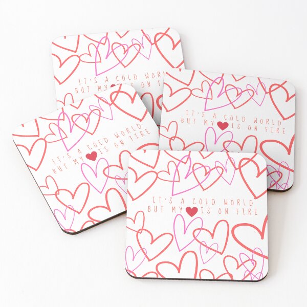 Item preview, It's a cold world but my heart is on fire designed and sold by BiteMyLine.