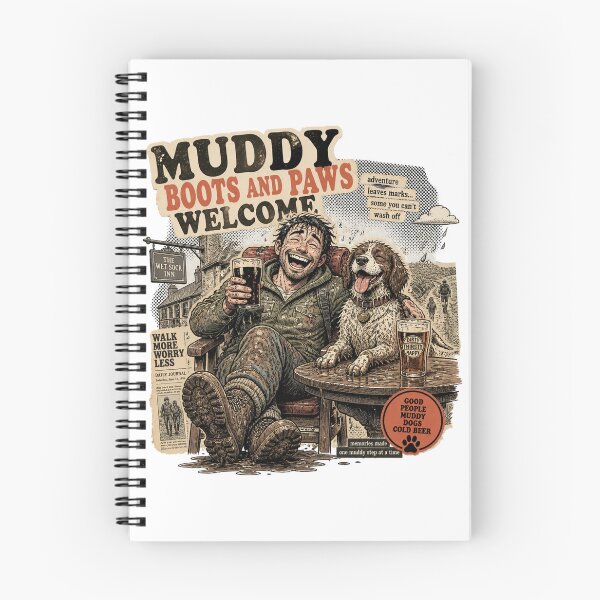 Item preview, Muddy boots and paws pub designed and sold by Talpha.