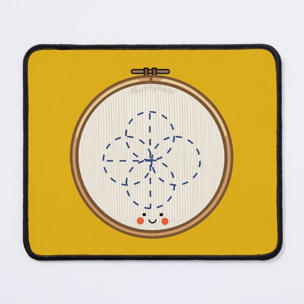 Item preview, Sashiko embroidery stitch pattern maker cute kawaii designed and sold by fluffyfamcraft.