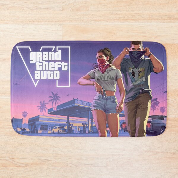 Item preview, Grand Therft Auto VI GTA 6 Vice City Lucia Caminos and Jason Duval designed and sold by sunriseagony.
