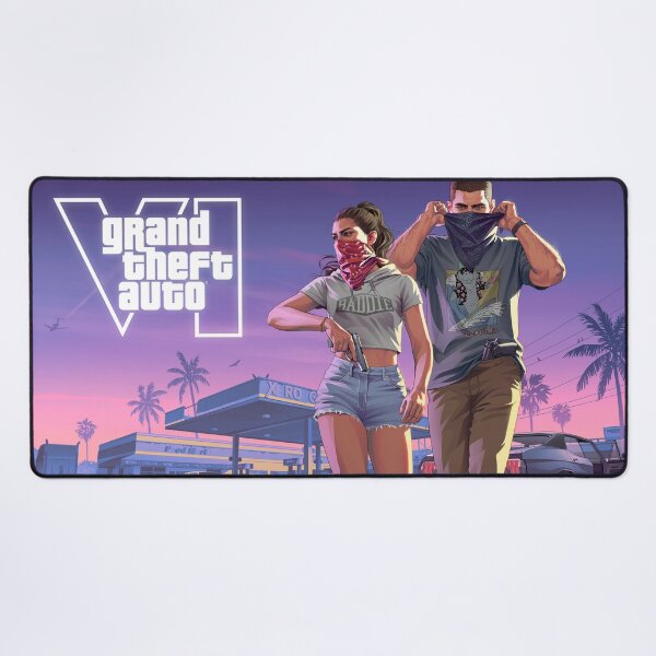 Item preview, Grand Therft Auto VI GTA 6 Vice City Lucia Caminos and Jason Duval designed and sold by sunriseagony.