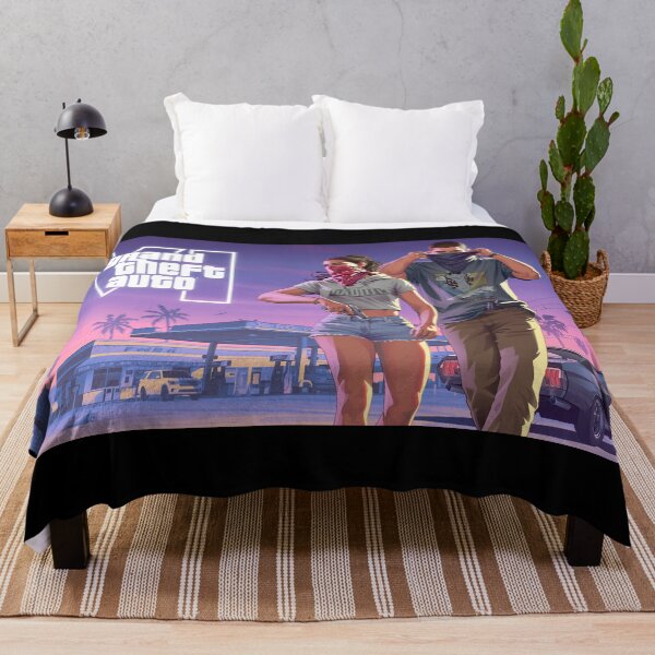 Item preview, Grand Therft Auto VI GTA 6 Vice City Lucia Caminos and Jason Duval designed and sold by sunriseagony.