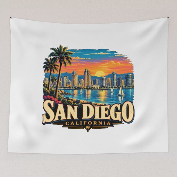 Item preview, Vintage San Diego California Travel Souvenir Landmark Gift designed and sold by MichaeIRellov.