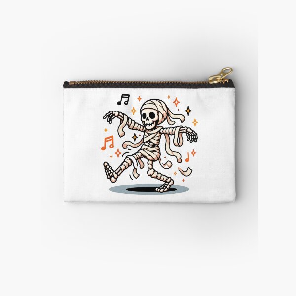 Item preview, Dancing Mummy Skeleton Halloween Spooky Music Fall Cute Skeleton Design designed and sold by MAPDDesigns.