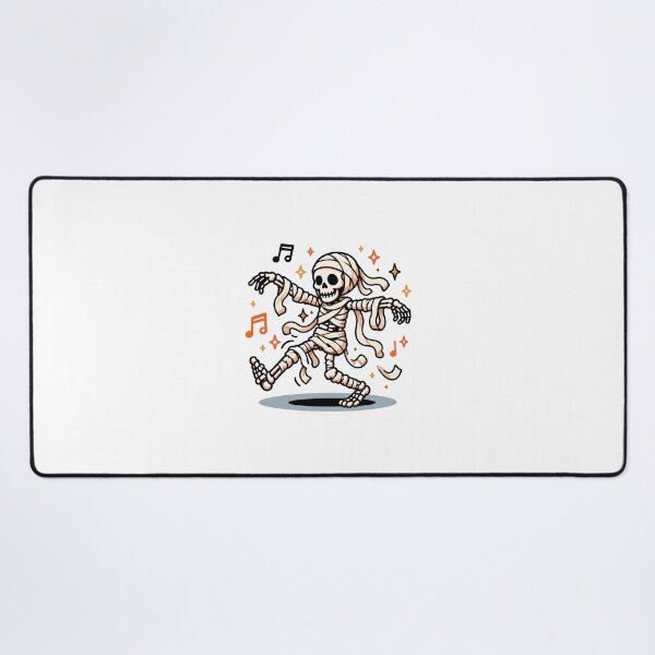 Item preview, Dancing Mummy Skeleton Halloween Spooky Music Fall Cute Skeleton Design designed and sold by MAPDDesigns.