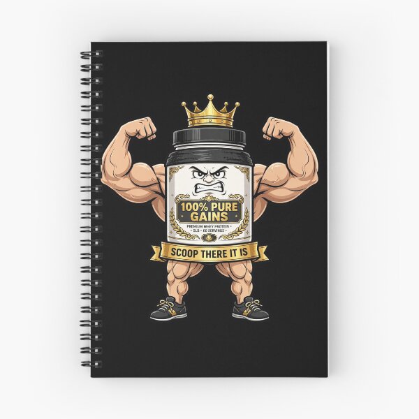 Item preview, Scoop There It Is Funny Protein Powder - 100% Pure Gains Gym designed and sold by StrongEveryDayStore.
