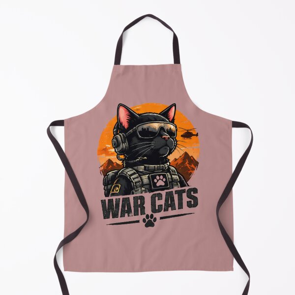 Item preview, War Cats - Military Tactical Cat Soldier Special Ops Army Humor T-Shirt designed and sold by Retro Whiskers.