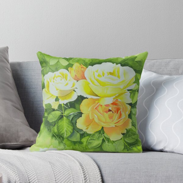 Item preview, Sunlit Watercolor Roses designed and sold by Cobalt Blue Watercolors.