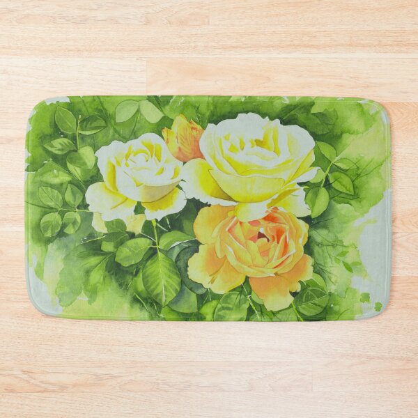 Item preview, Sunlit Watercolor Roses designed and sold by Cobalt Blue Watercolors.