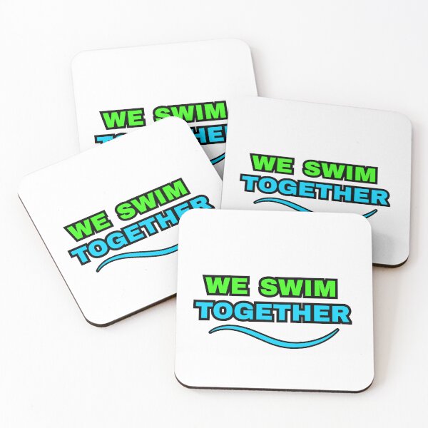 Item preview, We Swim Together Team Spirit Swim T-Shirt designed and sold by Tswim1.