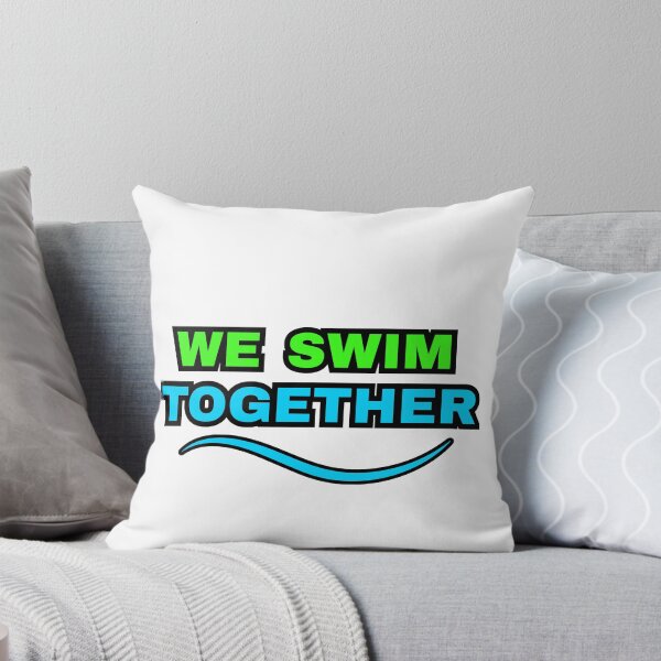 Item preview, We Swim Together Team Spirit Swim T-Shirt designed and sold by Tswim1.