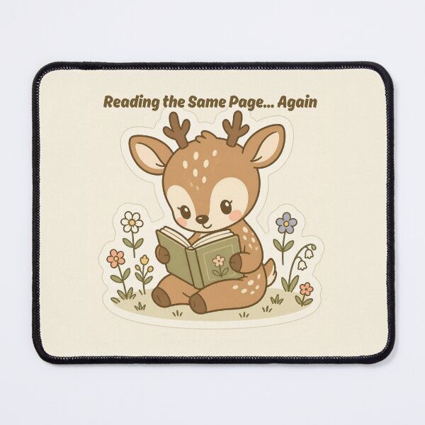 Item preview, Reading the same page... again designed and sold by creativityisfun.