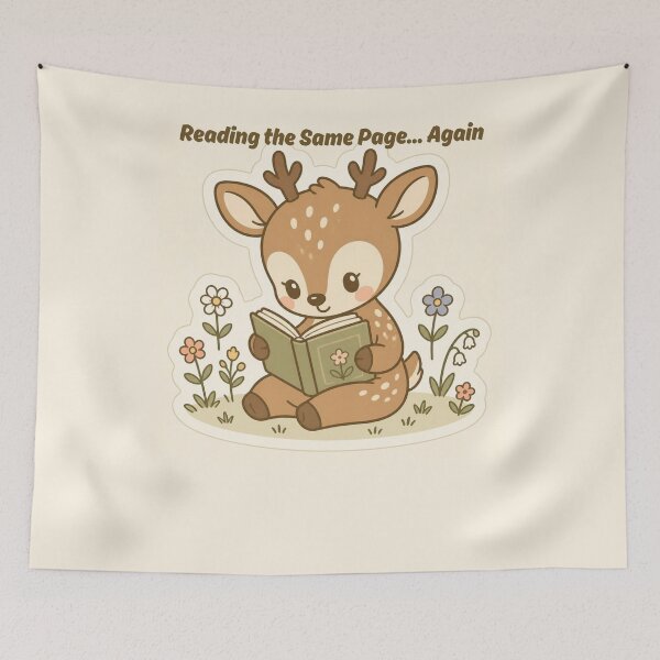Item preview, Reading the same page... again designed and sold by creativityisfun.