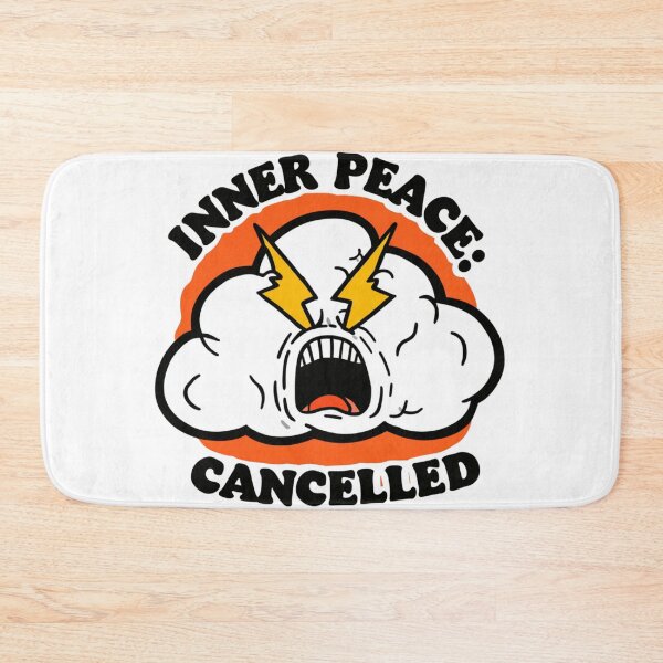 Item preview, Inner Peace Cancelled Screaming Cloud Funny designed and sold by NicolasGlowArt.