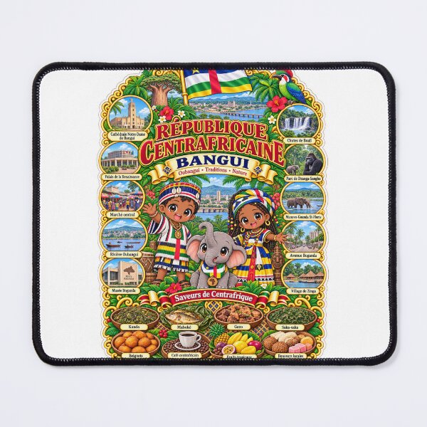 Item preview, Central African Republic Bangui – A Kawaii, Nature, Traditions and Flavors Journey in the Central African Republic designed and sold by Cifi64.