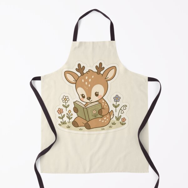 Item preview, Cute reading bambi designed and sold by creativityisfun.