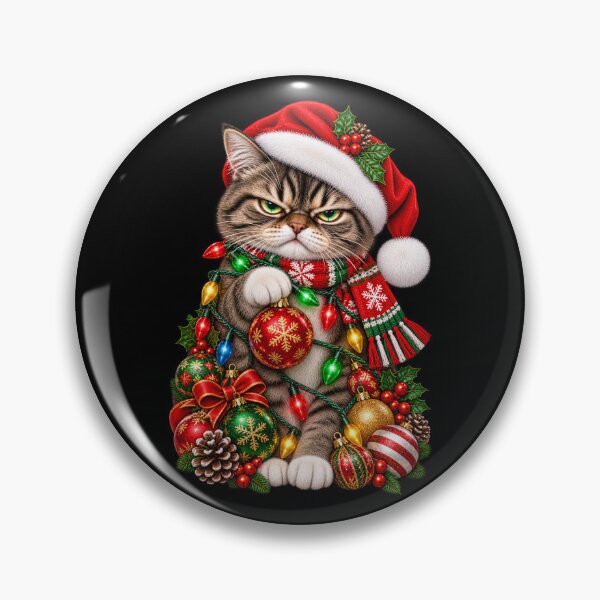 Artikelvorschau, Grumpy Christmas Cat entworfen und verkauft von RockitBaby.