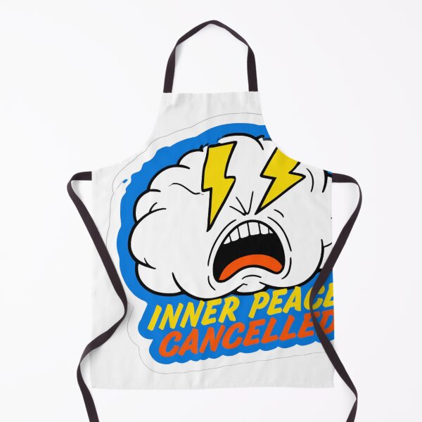 Item preview, Inner Peace Cancelled Stressed Brain Humor designed and sold by NicolasGlowArt.