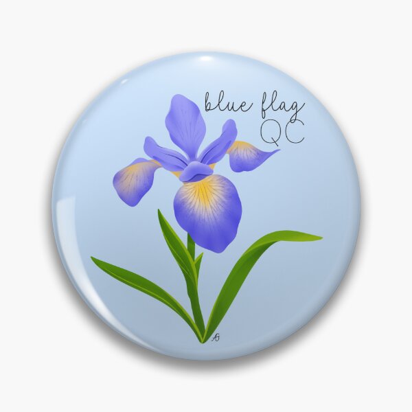 Item preview, Blue Flag Iris of Québec designed and sold by spontaneousing.