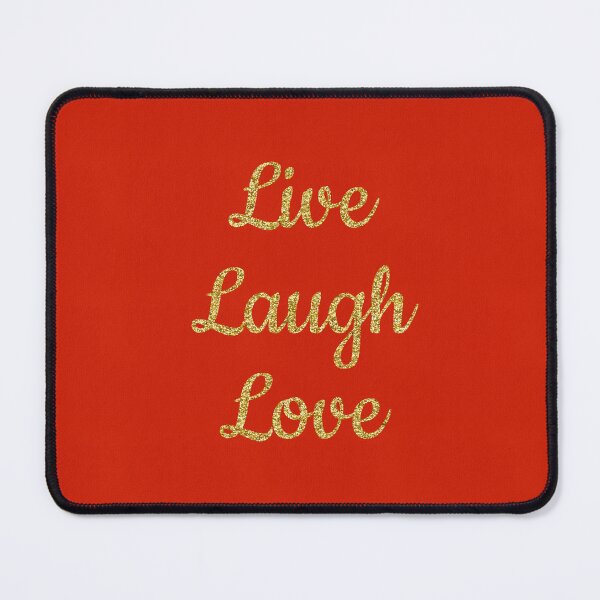Item preview, Live laugh love red designed and sold by Ana Gorozpe.