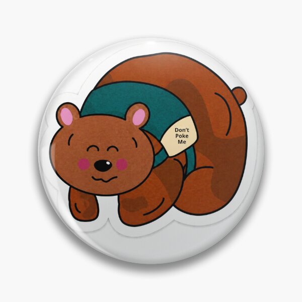 Item preview, Don’t Poke the Bear designed and sold by Wildflower Sea Garden Studio.