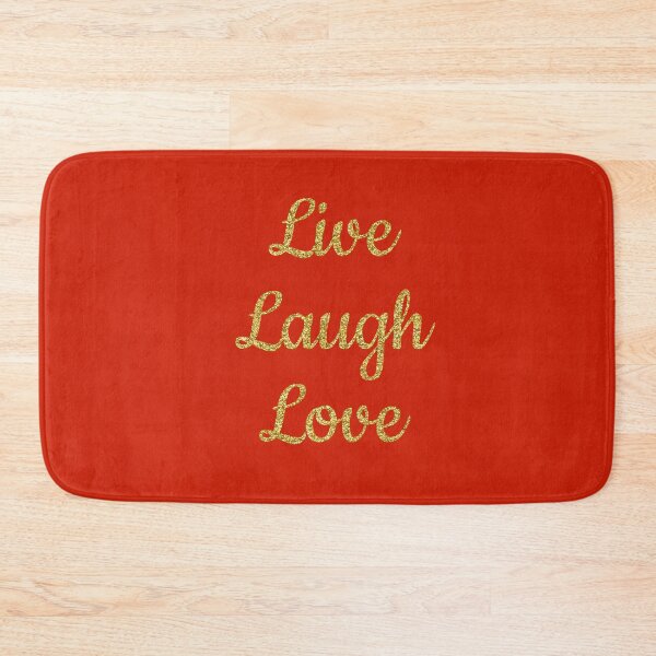 Item preview, Live laugh love red designed and sold by Ana Gorozpe.
