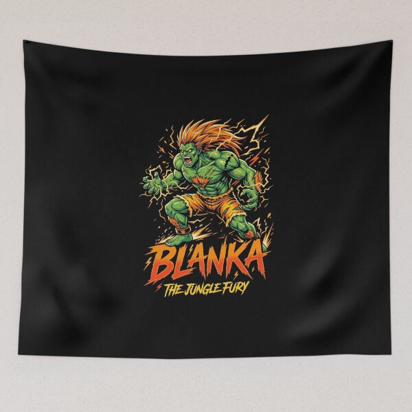 Item preview, Blanka The Jungle Fury Street Fighter designed and sold by RatherCreative.