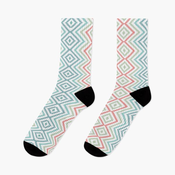 Item preview, Pastel Aztec Geometric Diamond Pattern designed and sold by ModdiesColors.