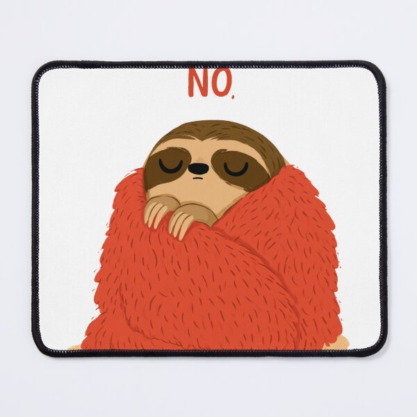 Item preview, No Sloth Cozy Blanket Sleepy Introvert Animal designed and sold by NicolasGlowArt.