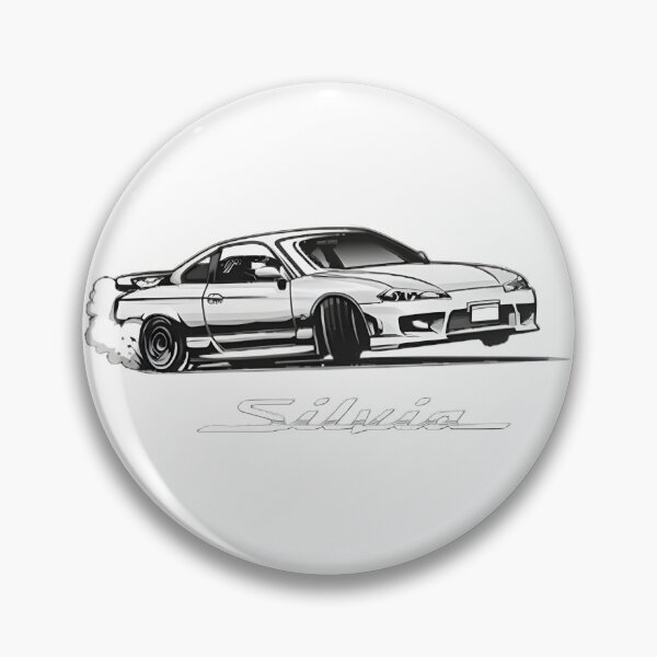 Item preview, Nissan Silvia S Classic JDM Sports Car Illustration Design designed and sold by amberava.
