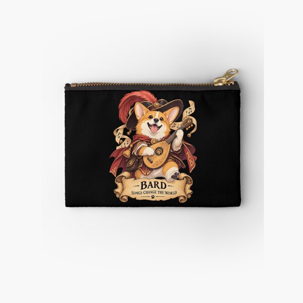 Item preview, Dog D&D Bard – Corgi Fantasy Musician designed and sold by StudioSand.