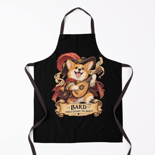 Item preview, Dog D&D Bard – Corgi Fantasy Musician designed and sold by StudioSand.