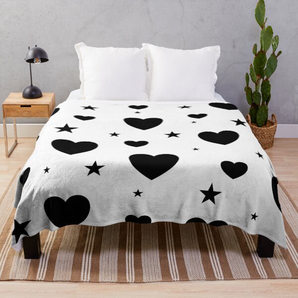 Item preview, Black Hearts and Stars designed and sold by SuzanaTArt.