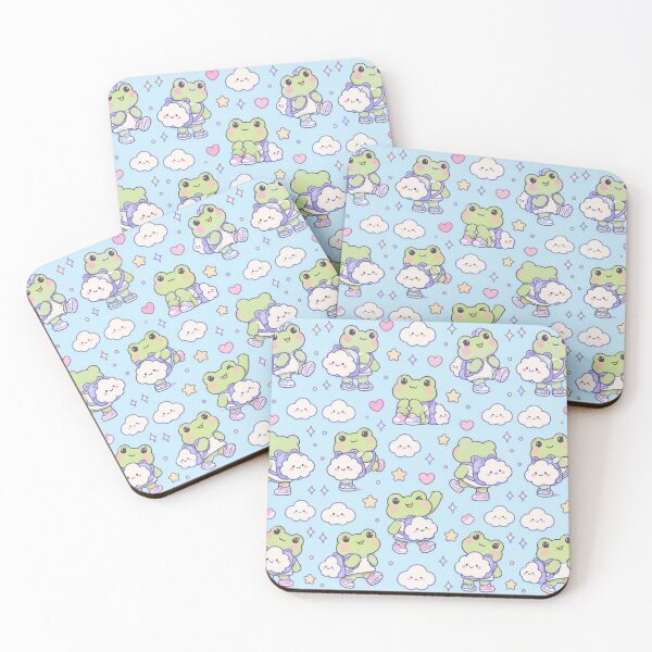 Item preview, Kawaii Frog Cloud Backpack Pattern designed and sold by Soft Berry Studio.